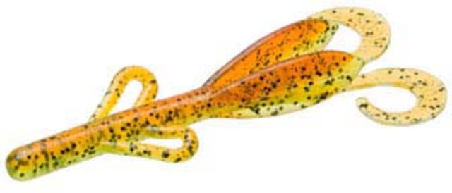 Zoom Baby Brush Hog Creature Bait 12 Pack 4in Grasshopper