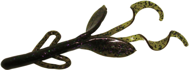 Zoom Baby Brush Hog Creature Bait 12 Pack 4in Green Pumpkin Candy