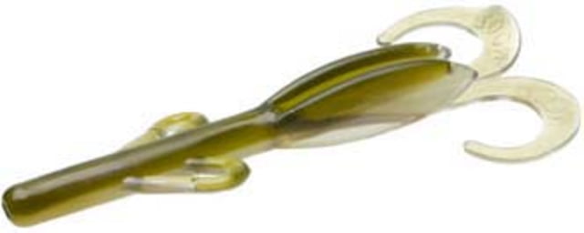 Zoom Baby Brush Hog Creature Bait 12 Pack 4in Green Weenie