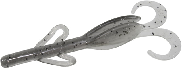 Zoom Baby Brush Hog Creature Bait 12 Pack 4in Lightning Shad
