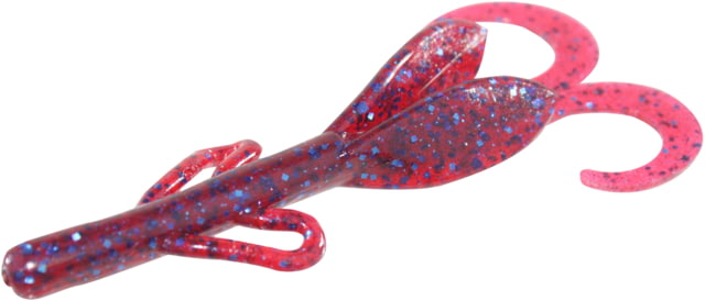 Zoom Baby Brush Hog Creature Bait 12 Pack 4in Plum