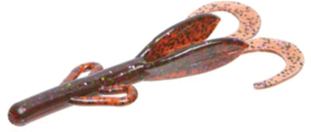 Zoom Baby Brush Hog Creature Bait 12 Pack 4in Scuppernong Candy