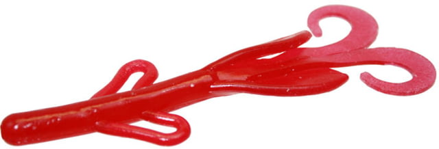 Zoom Baby Brush Hog Creature Bait 12 Pack 4in Strawberry