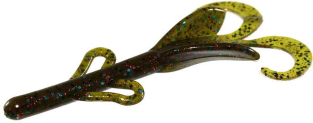 Zoom Baby Brush Hog Creature Bait 12 Pack 4in Tilapia