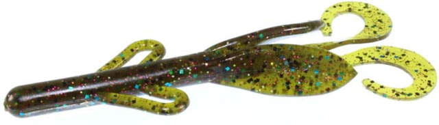 Zoom Baby Brush Hog Creature Bait 12 Pack 4in Tilapia Magic