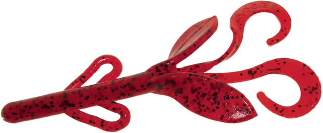 Zoom Baby Brush Hog Creature Bait 12 Pack 4in Tomato Seed