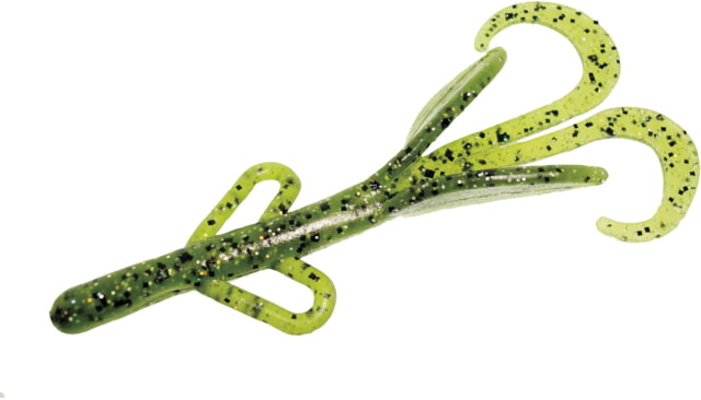 Zoom Baby Brush Hog Creature Bait 12 Pack 4in Watermelon Magic