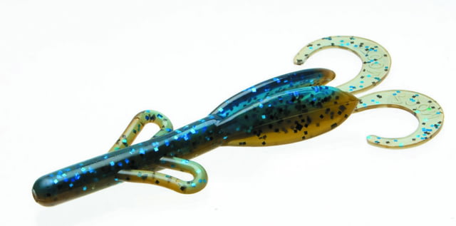 Zoom Baby Brush Hog Creature Bait 12 Pack 4in Okeechobee Craw