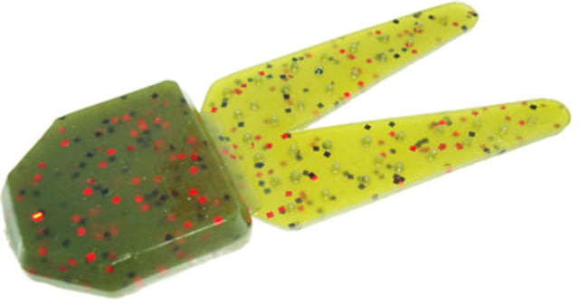 Zoom Zoom Big Chunk Jig Trailer 5 Pack 3.25in Avocado