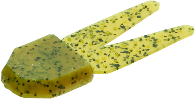 Zoom Zoom Big Chunk Jig Trailer 5 Pack 3.25in Chartreuse Pumpkin