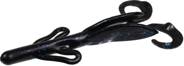 Zoom Brush Hog Creature Bait 8 Pack 6in Black/Blue
