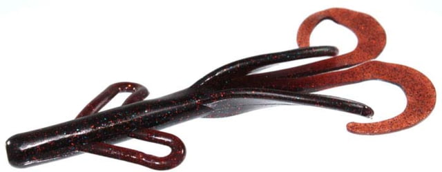 Zoom Brush Hog Creature Bait 8 Pack 6in Glitter Bomb