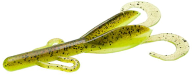 Zoom Brush Hog Creature Bait 8 Pack 6in Kiwi