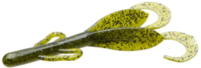 Zoom Brush Hog Creature Bait 8 Pack 6in Mardi Gras