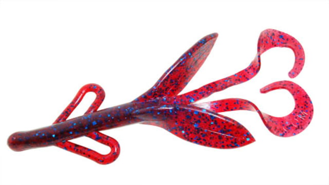 Zoom Brush Hog Creature Bait 8 Pack 6in Plum