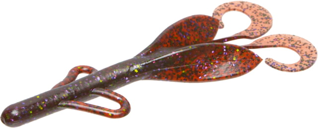 Zoom Brush Hog Creature Bait 8 Pack 6in Scuppernong Candy