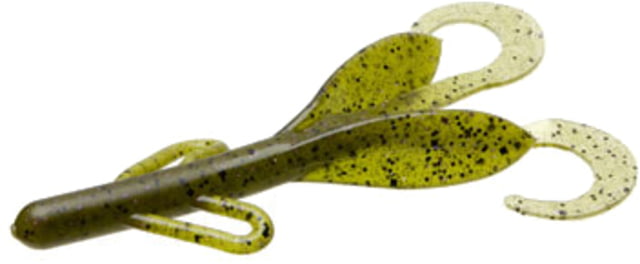 Zoom Brush Hog Creature Bait 8 Pack 6in Watermelon Prp Glit