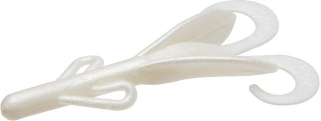 Zoom Brush Hog Creature Bait 8 Pack 6in White Pearl