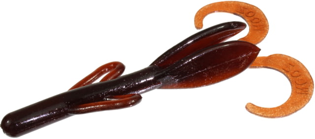 Zoom Zoom Brush Hog Midsize Creature Bait 10 Pack 4.5in Scuppernong
