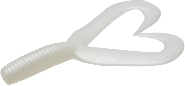 Zoom Creepy Crawler Tail Grub/Trailer 16 Pack 3in White Pearl