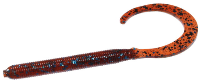 Zoom Curly Tail Finesse Worm 20 Pack 4in Moccasin Blue