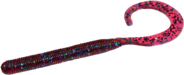 Zoom Curly Tail Finesse Worm 20 Pack 4in Plum Apple