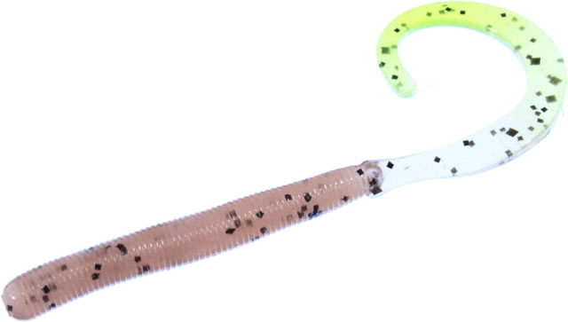 Zoom Curly Tail Finesse Worm 20 Pack 4in Pumpkin/Chartreuse