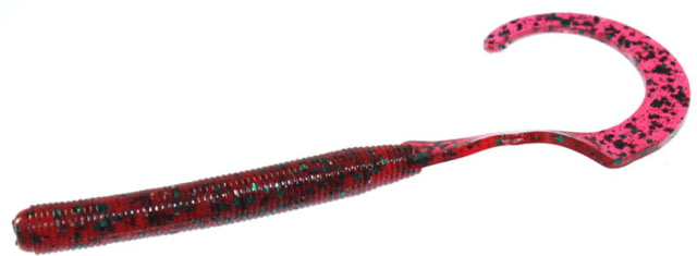 Zoom Curly Tail Finesse Worm 20 Pack 4in Red Bug