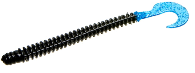 Zoom Dead Ringer Worm 20 Pack 4in Black/Blue Tail
