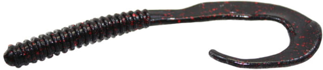 Zoom Zoom Dead Ringer Worm 20 Pack 6in Black Red Glitter