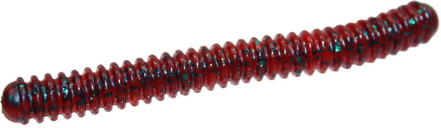 Zoom Double Ringer Finesse Worm 15 Pack 4in Red Bug