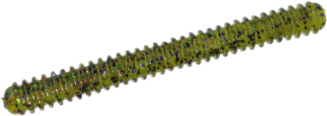 Zoom Double Ringer Finesse Worm 15 Pack 4in Watermelon Candy Red