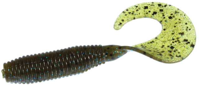 Zoom Fat Albert Single Tail Grub 10 Pack 3in Green Pumpkin Blue