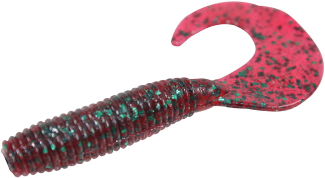 Zoom Fat Albert Single Tail Grub 10 Pack 3in Red Bug