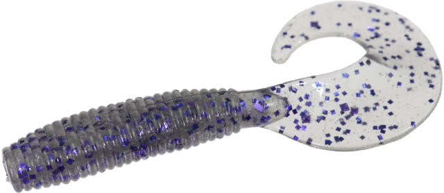 Zoom Zoom Fat Albert Single Tail Grub 10 Pack 3in Smoke Purple