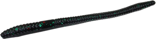 Zoom Zoom Finesse Worm 20 Pack 4.5in Black Emerald
