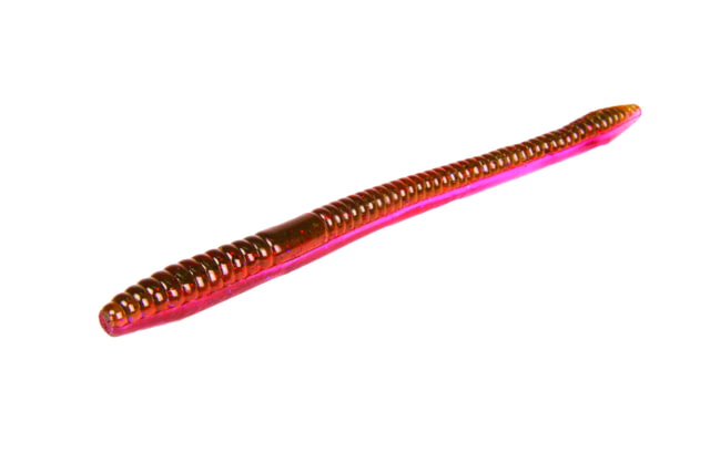Zoom Finesse Worm 20 0.5in Raspberry Shad