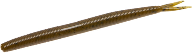 Zoom Zoom Fluke Stick Bait 10 Pack 6 1/4in Green Pumpkin