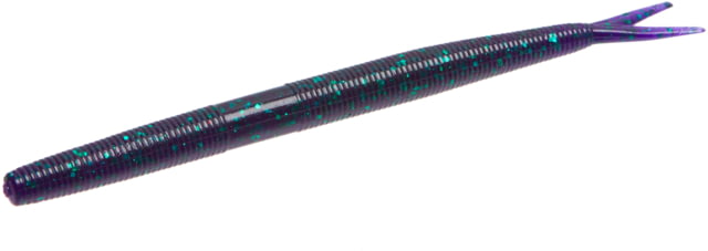 Zoom Fluke Stick Bait 10 Pack 6 1/4in Junebug