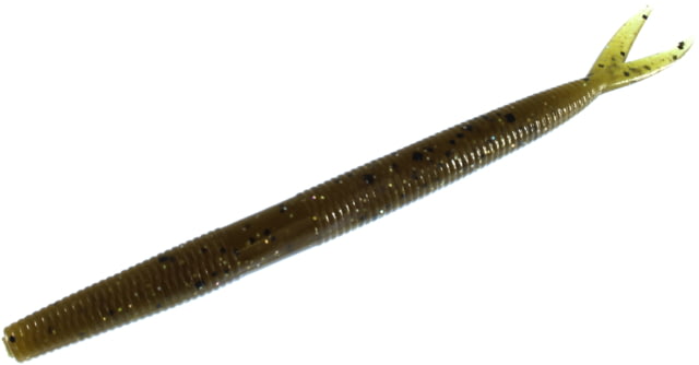 Zoom Fluke Stick Jr Bait 10 Pack 5in Green Pumpkin Magic