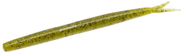 Zoom Fluke Stick Jr Bait 10 Pack 5in Watermelon Magic