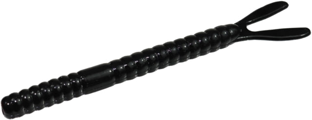 Zoom Zoom Fork Tail Soft Bait 18 Pack Black