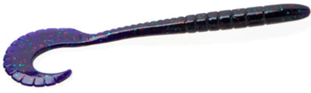 Zoom G-Tail Worm 6in Junebug Red
