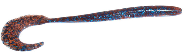 Zoom G-Tail Worm 6in Moccasin Blue