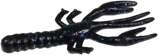 Zoom Zoom Lil Critter Craw 12 Pack 3in Black/Blue