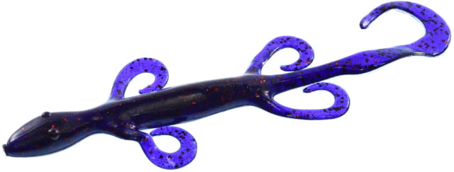 Zoom Lizard 9 Pack 6in Grape Red Glitter