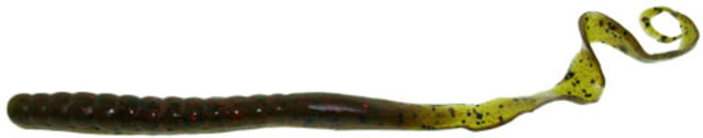 Zoom Zoom Mag II Large Worm 20 Pack 9in Green Pumpkin Red