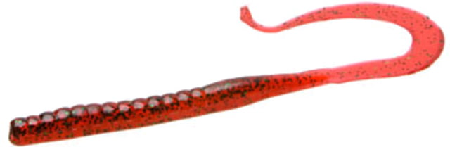 Zoom Zoom Mag II Large Worm 20 Pack 9in Red Bug Shad
