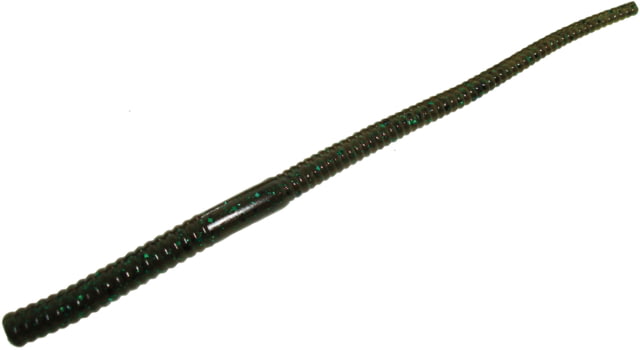 Zoom Mag Shakey Head Worm 15 Pack 7in Green Pumpkin Green