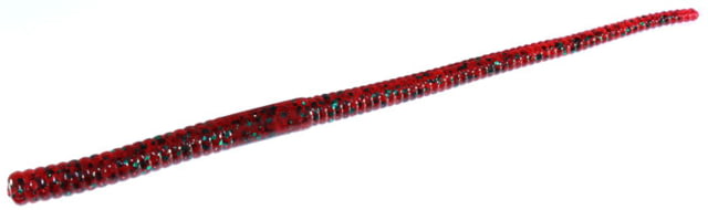 Zoom Mag Shakey Head Worm 15 Pack 7in Red Bug